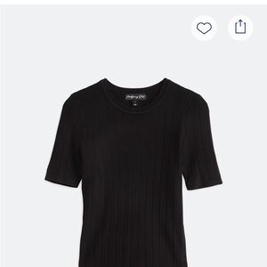 Montgomery Post short sleeve ribbed sweater. NWT.  Size XL.  Great for layering!